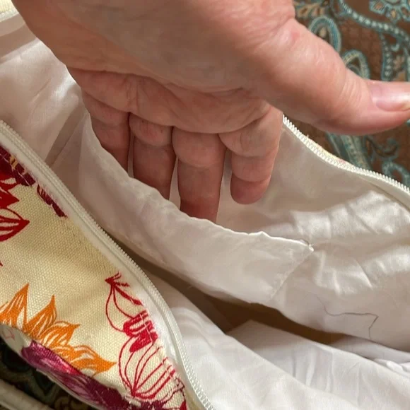 Women of Faith Floral Tote Bag with Pink and Orange Flowers - Picture 7 of 9